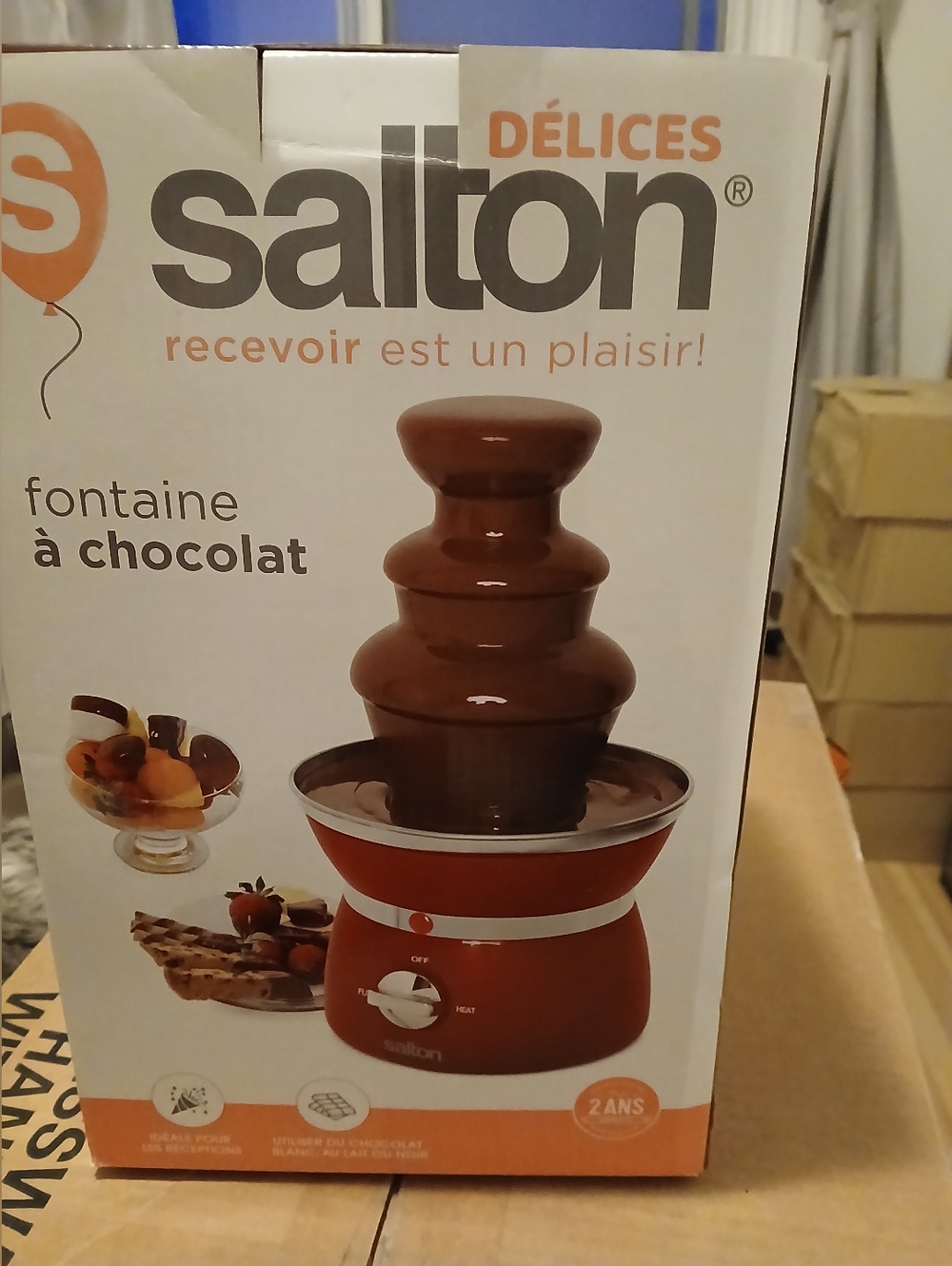 Salton Délices Red Chocolate Fountain